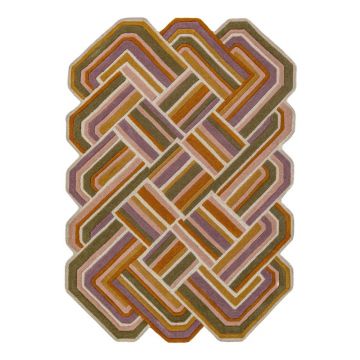 Covor Èu009Besut manual din lÃ¢nÄ140x200 cm Lattice Shaped âu0080Flair Rugs