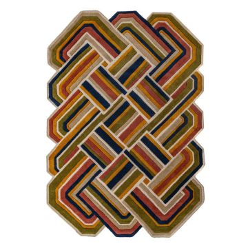 Covor Èu009Besut manual din lÃ¢nÄ160x230 cm Lattice Shaped âu0080Flair Rugs
