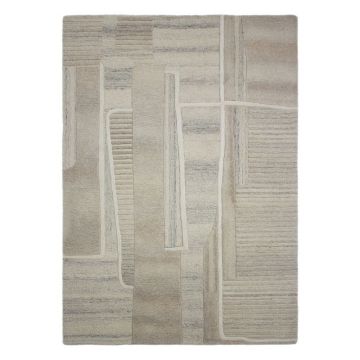 Covor grej Èu009Besut manual din lÃ¢nÄ160x230 cm Lira âu0080Flair Rugs