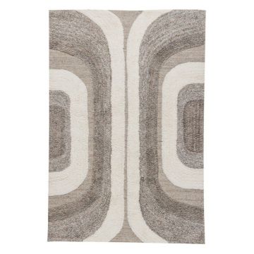 Covor gri/bej din amestesc de lÃ¢nÄ170x240 cm Moro âu0080WOOOD