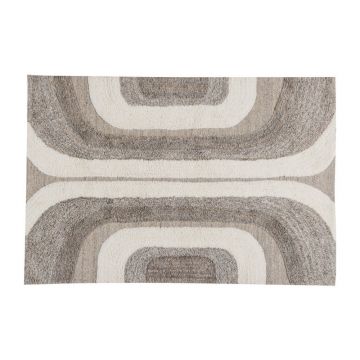 Covor gri/bej din amestesc de lÃ¢nÄ170x240 cm Moro âWOOOD ieftin