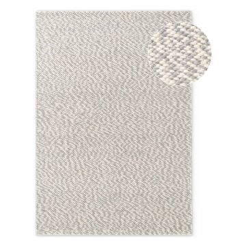 Covor gri deschis/crem Èu009Besut manual din lÃ¢nÄ140x200 cm Lyon Beans âu0080Elle Decoration