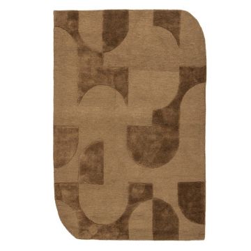 Covor maro din amestesc de lÃ¢nÄ170x240 cm Livo âu0080WOOOD