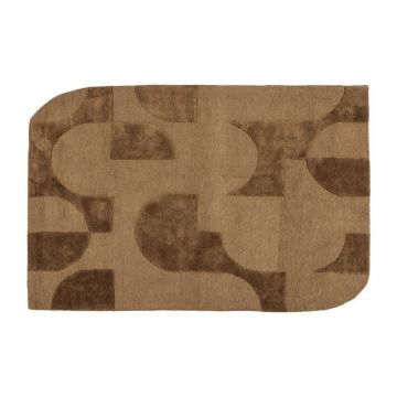 Covor maro din amestesc de lÃ¢nÄ170x240 cm Livo âWOOOD ieftin