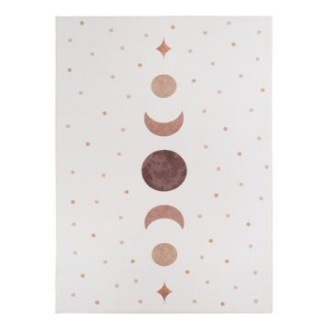 Covor pentru copii crem lavabil 140x200 cm Coco 1136 âu0080Ayyildiz Carpets