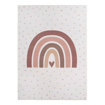 Covor pentru copii crem lavabil 160x230 cm Coco 1132 âu0080Ayyildiz Carpets