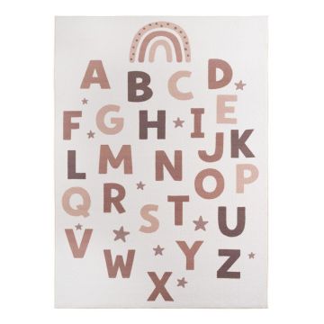 Covor pentru copii crem lavabil 160x230 cm Coco 1133 âu0080Ayyildiz Carpets