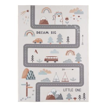 Covor pentru copii crem lavabil 160x230 cm Coco 1134 âu0080Ayyildiz Carpets