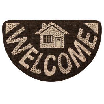 Covor pentru Usa de Intrare, Maro, 50 x 80 cm, Antiderapant, Flex 19164/91