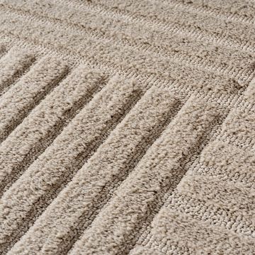 Covor rotund Art boho V3 Bej 80x80 cm