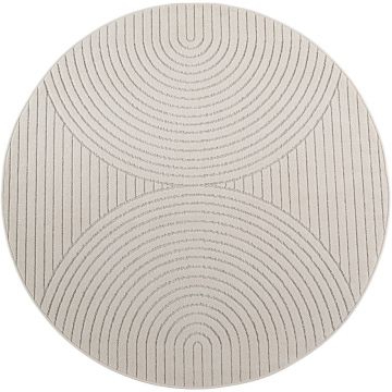 Covor rotund Nova V1 Crem 80x80 cm