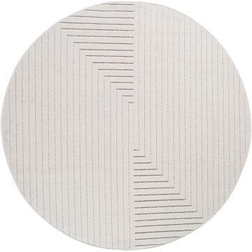 Covor rotund Nova V2 Crem 160x160 cm