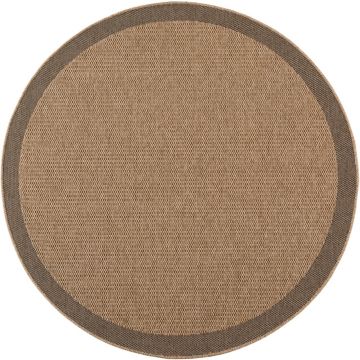 Covor rotund Timber V2 Bej 120x120 cm