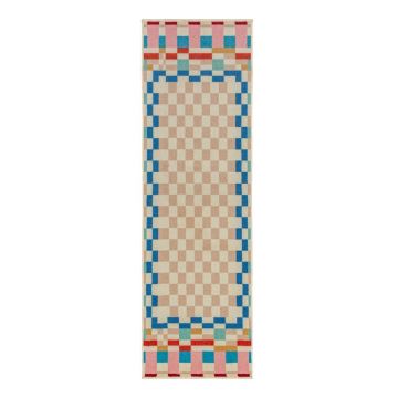 Covor tip traversÄdin amestesc de lÃ¢nÄ80x300 cm Checkered Border âu0080Flair Rugs