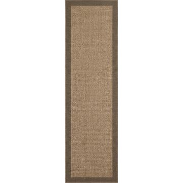 Covor tip traversÄpentru interior Èu0099i exterior maro 80x250 cm Timber 1402 âu0080Ayyildiz Carpets