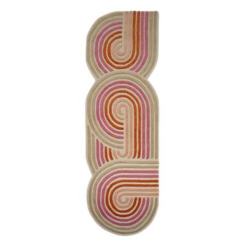 Covor tip traversÄroz Èu009Besut manual din lÃ¢nÄ80x300 cm Spiral Shaped âu0080Flair Rugs