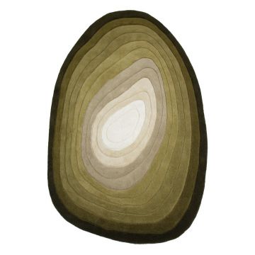 Covor verde Èu009Besut manual din lÃ¢nÄ160x230 cm Puddle Ombre âu0080Flair Rugs