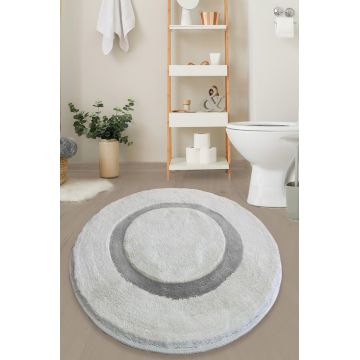 Covoraș de baie acrilic, L'essentiel Maison, Quadrato, Gri