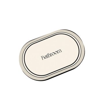 Covoraș de baie crem 60x100 cm Farbelle – Foutastic