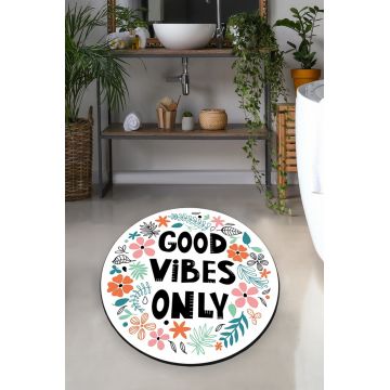 Covoras de baie, L'essentiel Maison, Flower In The Garden 200, Poliester, Multicolor