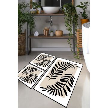 Set covorase de baie, L'essentiel Maison, Casting, Poliester, Multicolor