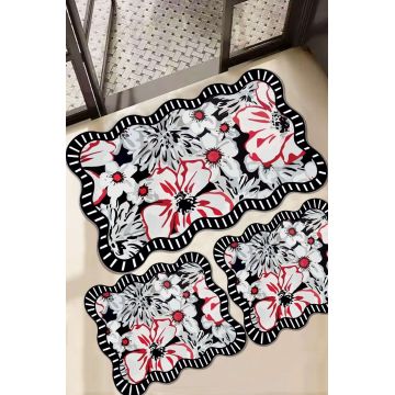 Set covorase de baie, L'essentiel Maison, Grocen, Multicolor