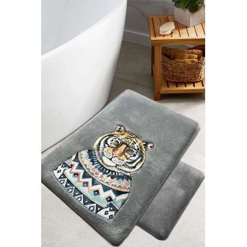 Set covorase de baie, L'essentiel Maison, Logwe, Fumuriu