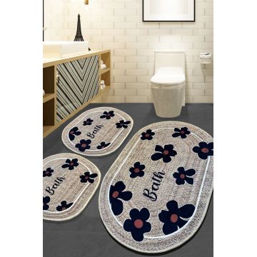 Set covorase de baie, L'essentiel Maison, Moole, Bej