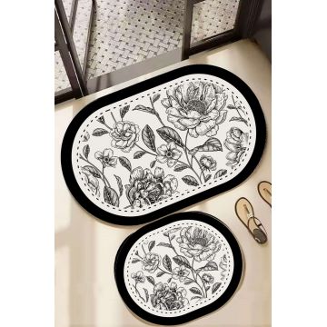 Set covorase de baie, L'essentiel Maison, Rasse, Multicolor