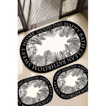 Set covorase de baie, L'essentiel Maison, Rasse, Multicolor