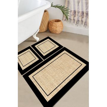 Set covorase de baie, L'essentiel Maison, Regona, Bej