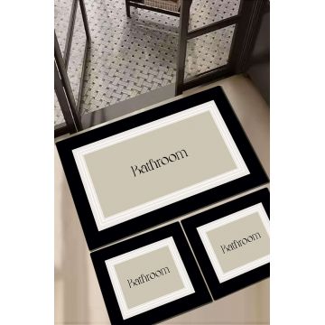 Set covorase de baie, L'essentiel Maison, Roose, Multicolor