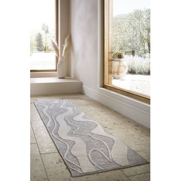 Traversa Calder Washable Gri 78x230 cm, Flair Rugs
