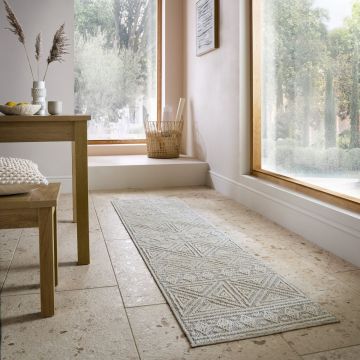 Traversa Lucia Washable Gri 58x230 cm, Flair Rugs