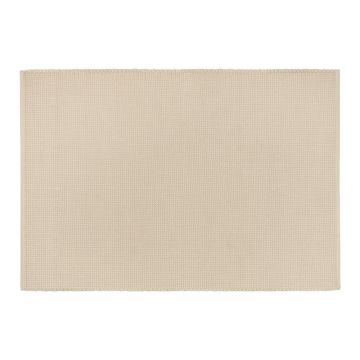 Covor bej țesut manual din lână 140x200 cm Talo – noo.ma