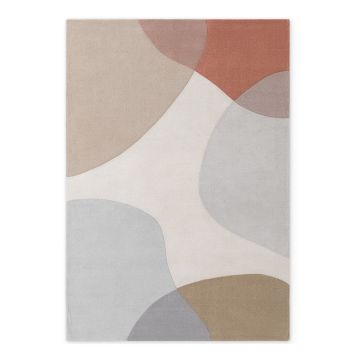 Covor bej țesut manual din lână 200x300 cm Hackney Clarissa – Ted Baker