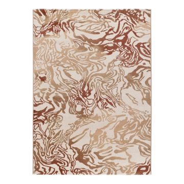 Covor bej/teracotă 80x150 cm Astra – Universal