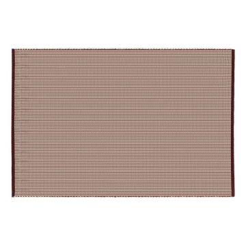 Covor burgundy/în culoare naturală țesut manual din lână 200x300 cm Talo – noo.ma