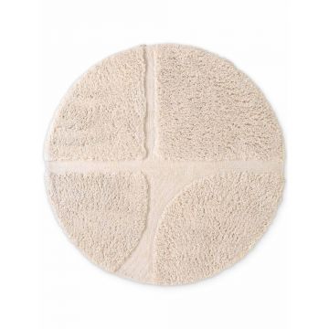 Covor crem țesut manual rotund ø 200 cm Lambeth Jasper – Ted Baker