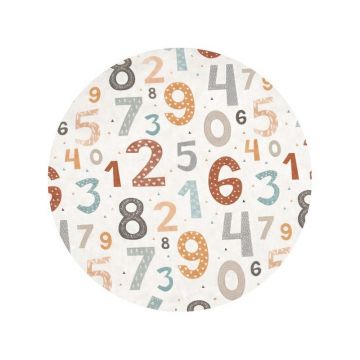 Covor de joacă pentru copii lavabil ø150 cm Happy Numbers – Mila Home