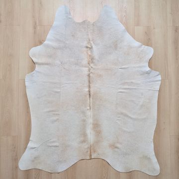 Covor din Piele de Vaca - Bej & Gri (195cm x 160cm) - Default Title