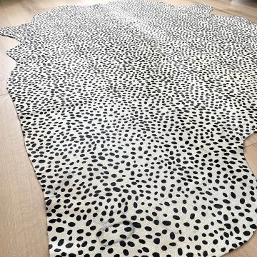 Covor din Piele de Vaca - Imprimeu Dalmatian (215cm x 165cm) - Default Title