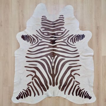 Covor din Piele de Vaca - Imprimeu Zebra (215cm x 180cm) - Default Title