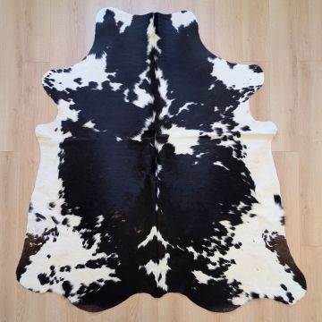 Covor din Piele de Vaca - Negru & Alb (210cm x 200cm) - Default Title