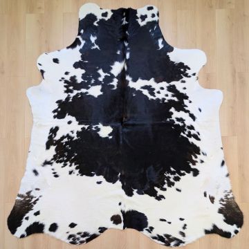 Covor din Piele de Vaca - Negru & Alb (245cm x 230cm) - Default Title