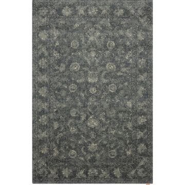 Covor gri din lână 300x400 cm Calisia Vintage Flora – Agnella