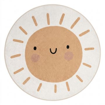 Covor pentru copii lavabil ø120 cm Sunny World – Mila Home