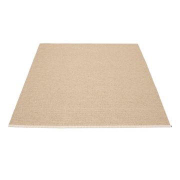 Covor pentru exterior și interior bej 180x220 cm Mono Light Nougat – Pappelina
