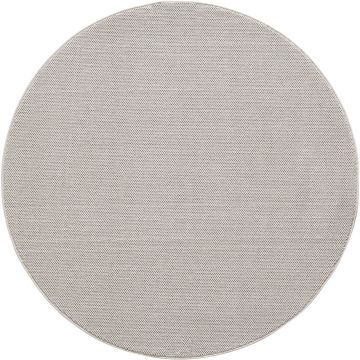 Covor rotund Loom Crem 120x120 cm