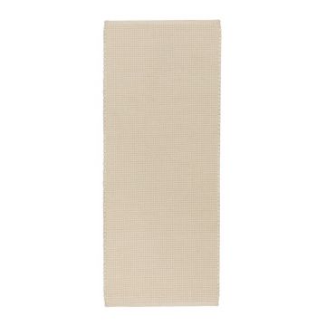 Covor tip traversă bej țesut manual din lână 80x170 cm Talo – noo.ma